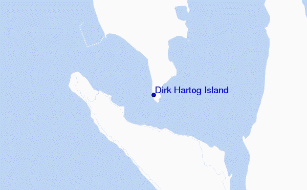 mappa di localizzazione di Dirk Hartog Island