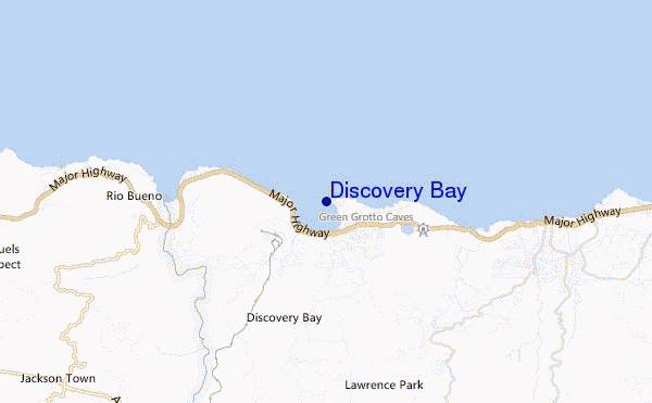 mappa di localizzazione di Discovery Bay