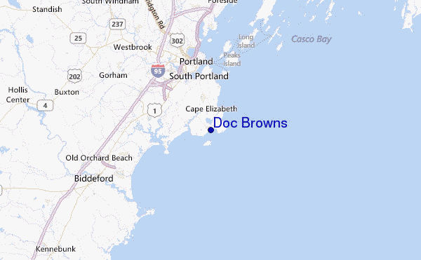 Doc Browns Location Map