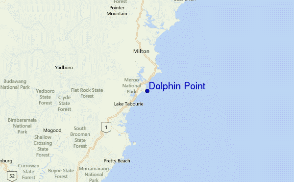 Dolphin Point Location Map