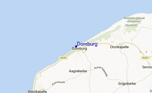 mappa di localizzazione di Domburg