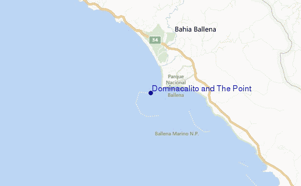 mappa di localizzazione di Dominacalito and The Point