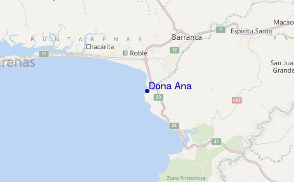 mappa di localizzazione di Dona Ana