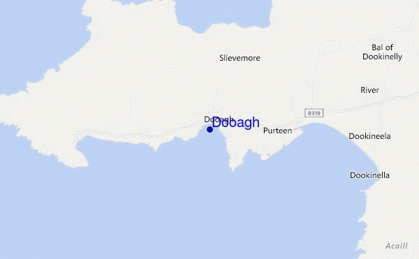 mappa di localizzazione di Dooagh