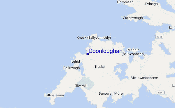 mappa di localizzazione di Doonloughan