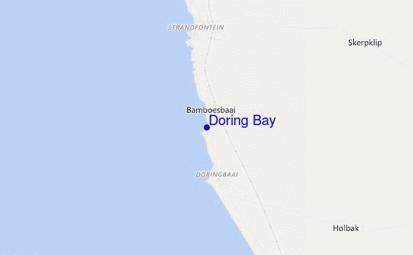 mappa di localizzazione di Doring Bay