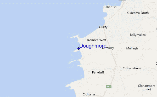 mappa di localizzazione di Doughmore
