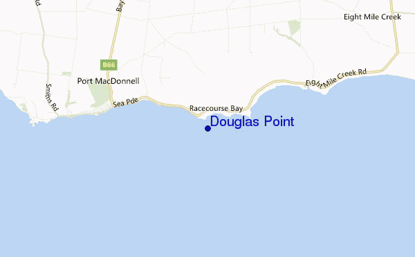 mappa di localizzazione di Douglas Point