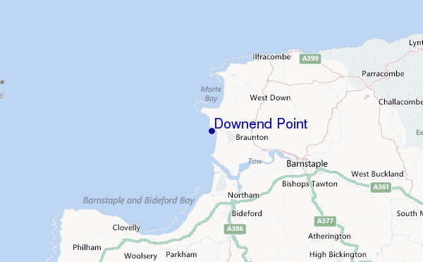 Downend Point Location Map