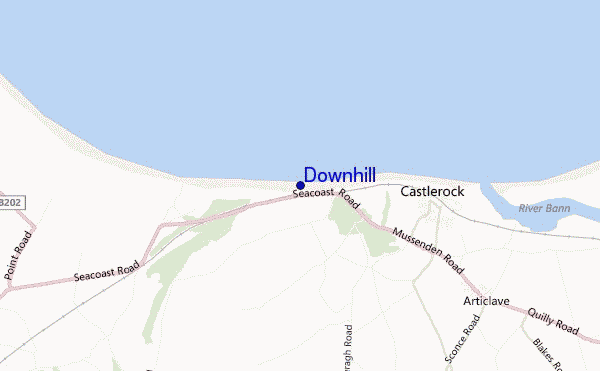 mappa di localizzazione di Downhill