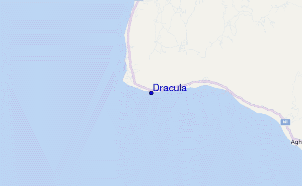 mappa di localizzazione di Dracula