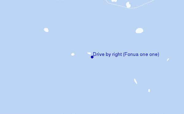 mappa di localizzazione di Drive by right (Fonua one one)