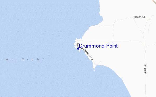 mappa di localizzazione di Drummond Point
