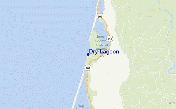 mappa di localizzazione di Dry Lagoon