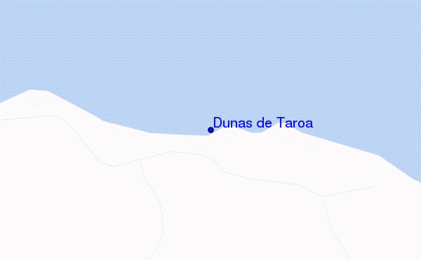 mappa di localizzazione di Dunas de Taroa