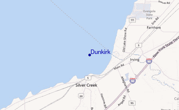 mappa di localizzazione di Dunkirk