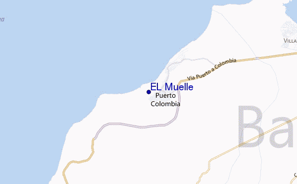 mappa di localizzazione di EL Muelle