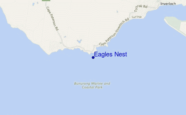 mappa di localizzazione di Eagles Nest