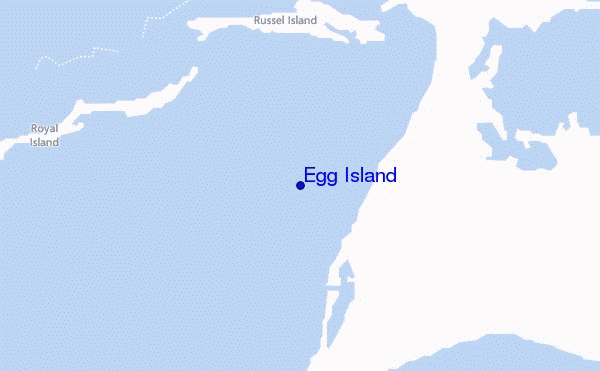 mappa di localizzazione di Egg Island