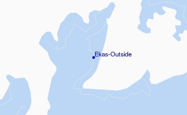 mappa di localizzazione di Ekas-Outside