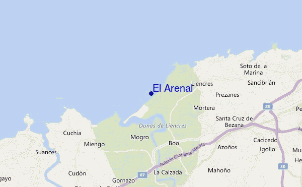 mappa di localizzazione di El Arenal