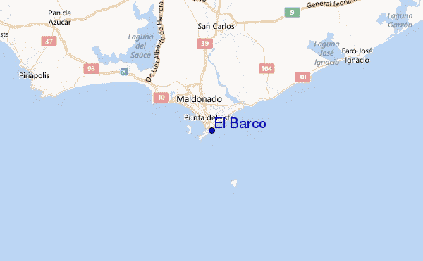 El Barco Location Map