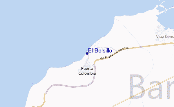 mappa di localizzazione di El Bolsillo