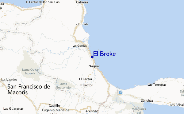 El Broke Location Map
