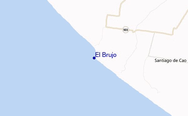 mappa di localizzazione di El Brujo