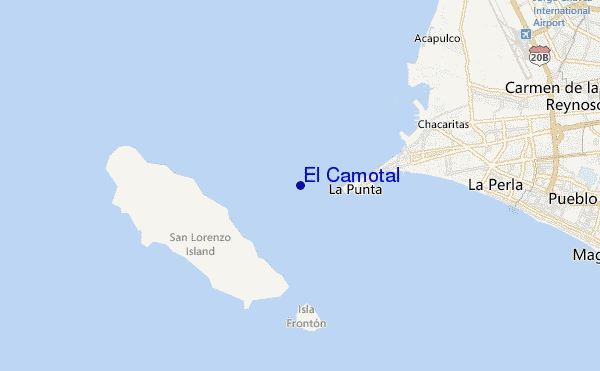 mappa di localizzazione di El Camotal