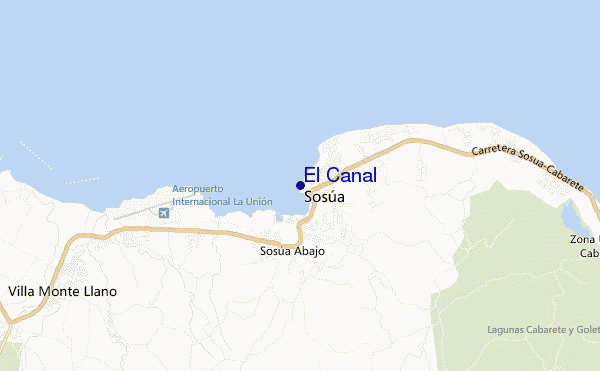 mappa di localizzazione di El Canal