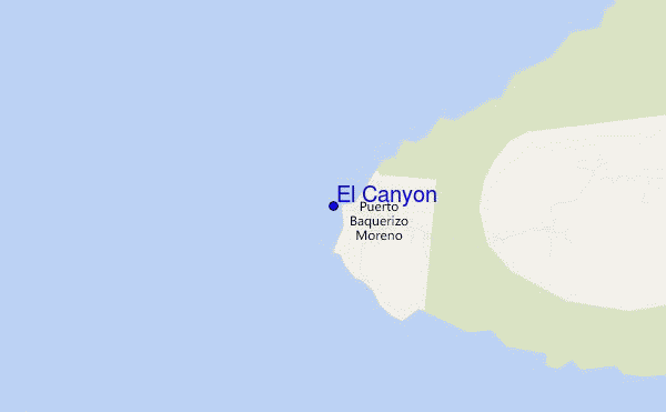mappa di localizzazione di El Canyon