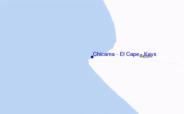 mappa di localizzazione di Chicama - El Cape / Keys