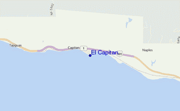 mappa di localizzazione di El Capitan