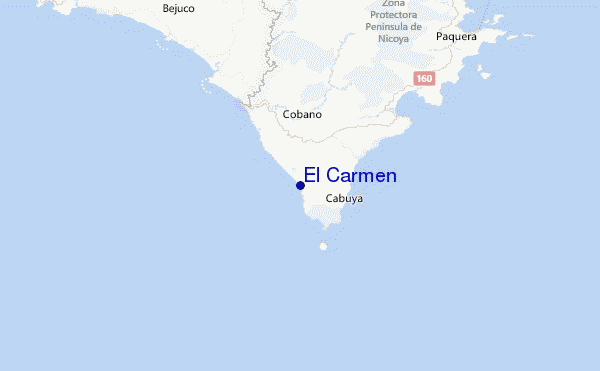 El Carmen Location Map