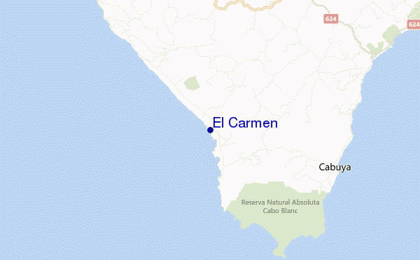 mappa di localizzazione di El Carmen