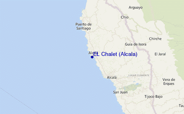 mappa di localizzazione di EL Chalet (Alcala)