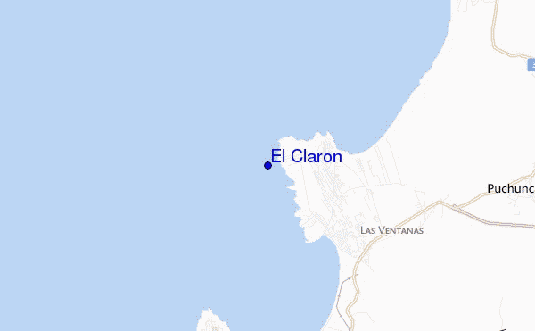 mappa di localizzazione di El Claron