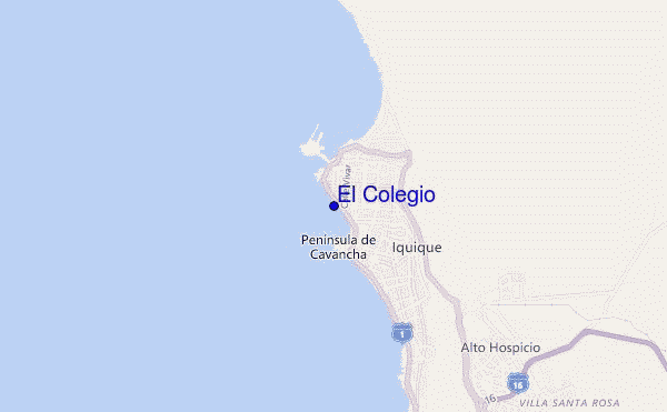 mappa di localizzazione di El Colegio