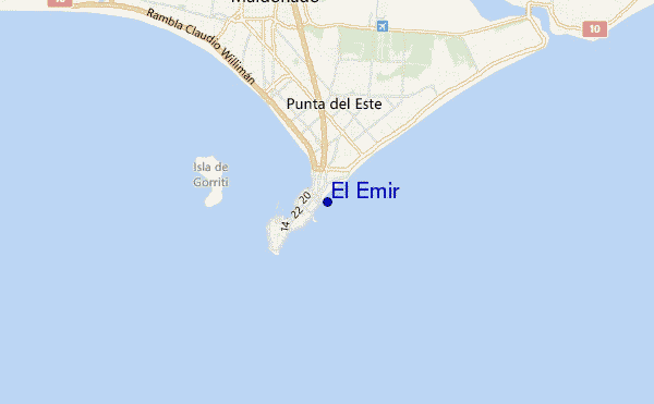 mappa di localizzazione di El Emir