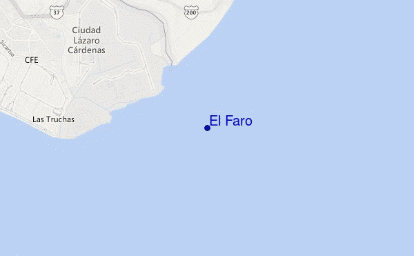 mappa di localizzazione di El Faro
