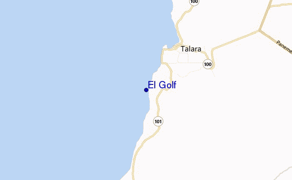 mappa di localizzazione di El Golf