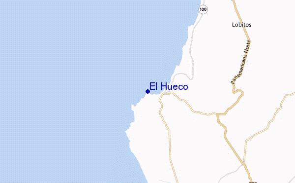 mappa di localizzazione di El Hueco