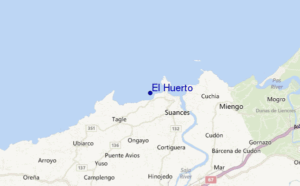 mappa di localizzazione di El Huerto