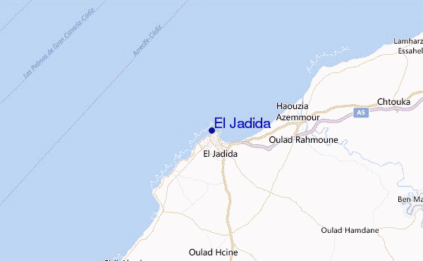 El Jadida Location Map