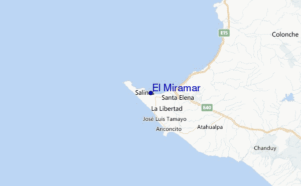 El Miramar Location Map