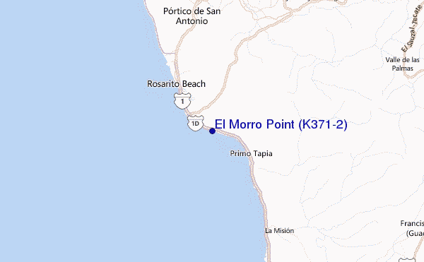 El Morro Point (K371/2) Location Map