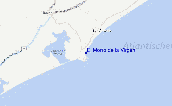 El Morro de la Virgen Location Map