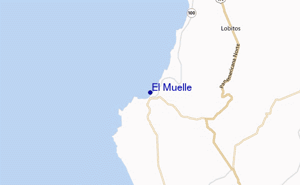 mappa di localizzazione di El Muelle