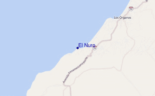 mappa di localizzazione di El Ñuro